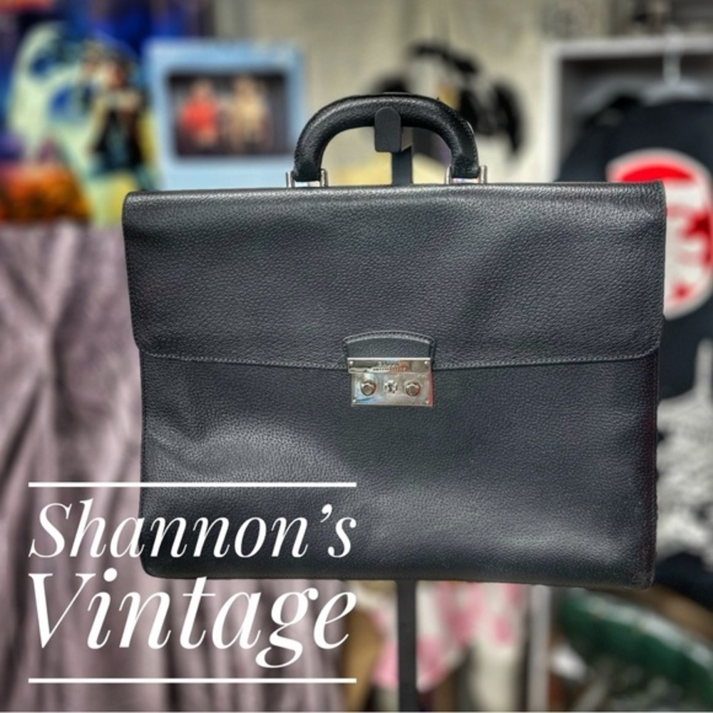 Bally Of Switzerland Leather Briefcase Attaché Case